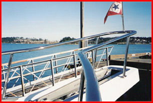 marine boat railing stainless steel oval tube